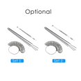 thumbnail image 2 of Mandrin de Mesure en Aluminium, Outil de Mesure de Taille de Doigt avec Jauge de Mesure, Ruban de Mesure pour Mesure de Taille de Bague, Ensemble de 1, 2 of 5