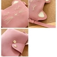 thumbnail image 2 of Fresh green Bolso de hombro de cuero de Pu para mujer de moda bordado para bolso de gato bolso informal, 2 of 5