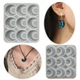 thumbnail image 2 of Versatile Flexible Silicone Mold Moon and Crescents Shape Mould Jewelry Pendant Moulds Handmade Accessories Mould, 2 of 8