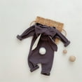 thumbnail image 2 of Sngxgn Boy Baby Boys Ruffle Sleeve Bodysuit Toddler Boy Shirts Jumpsuit(Grey,66), 2 of 9
