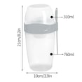 thumbnail image 2 of Kitchen aid Double-layer Portable Breakfast Cup, Takeaway Breakfast Cup With Lid And Spoon, Practical Takeaway Yogurt Cereal, Suitable For School, 2 of 2