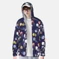 thumbnail image 2 of Vsdgher Sweat à Capuche Imprimé Méduse Coloré pour Adultes, Protection Solaire à Manches Longues pour Hommes et Femmes, Pêche, Course, Natation - Petit, 2 of 7