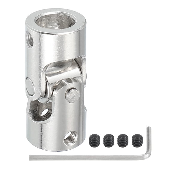 Uxcell Rotatable Universal Steering Shaft 10mm to 10mm Inner Dia U Joint Shaft Coupling U Joints Coupler Connector