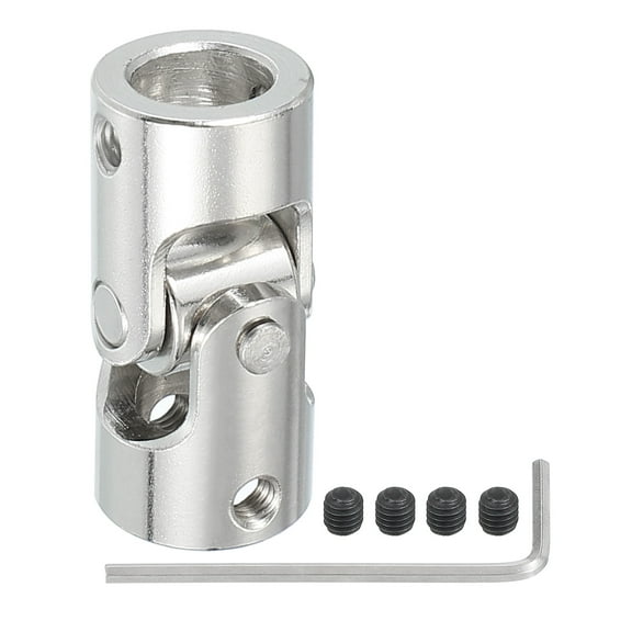 Uxcell Rotatable Universal Steering Shaft 10mm to 10mm Inner Dia U Joint Shaft Coupling U Joints Coupler Connector