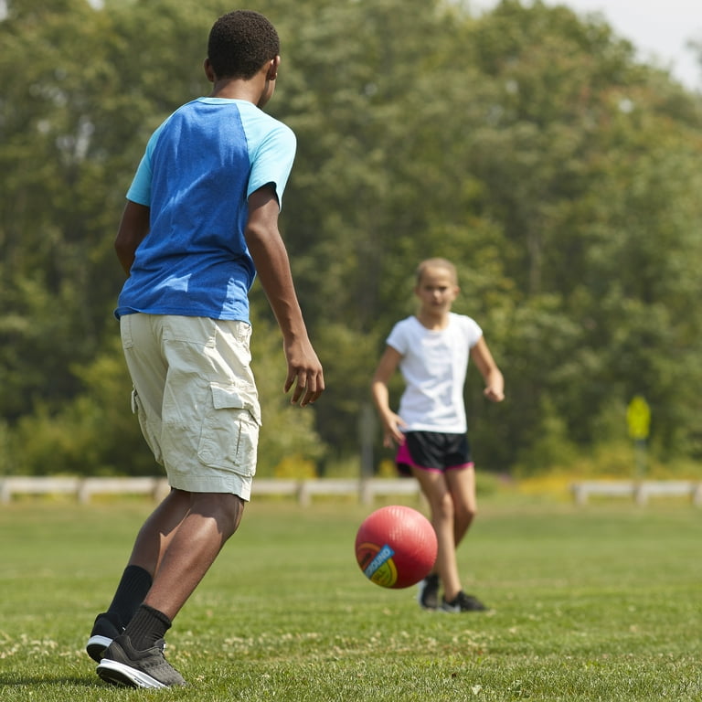 Franklin Sports 8.5 Inch Durable Rubber Playground Ball Red for