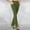 Army Green, variant on NTACZA High Waist Sweat Pants for Women Officewear Slit Red Elastic Solid Pants Pants for Teens M
