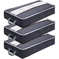 thumbnail image 1 of Underbed Storage Bag Set Of Crday 3, Large Foldable Non-woven Underbed Storage, Storage Bags, 1 of 5