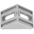 thumbnail image 3 of Whataatahia 20 piezas de soporte de esquina de aluminio, soporte de esquina de perfil de aluminio, 2 orificios en ángulo recto tipo L para perfil de aluminio 3030, 28 x 35 x 35 mm/1,1 x 1,4 x 1,4, 3 of 5