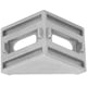 thumbnail image 3 of Whataatahia 20 Piezas Soporte de Esquina de Aluminio, Soporte de Esquina de Perfil de Aluminio, Tipo L de Ángulo Recto de 2 Orificios para Perfil de Aluminio 3030, 28 x 35 x 35 mm/1,1 x 1,4 x 1,4, 3 of 5