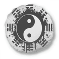 thumbnail image 1 of Huit Diagrammes Taiji Yin-yang Chine Motif Ronde Jeter Oreiller Décoration Coussin, 1 of 3