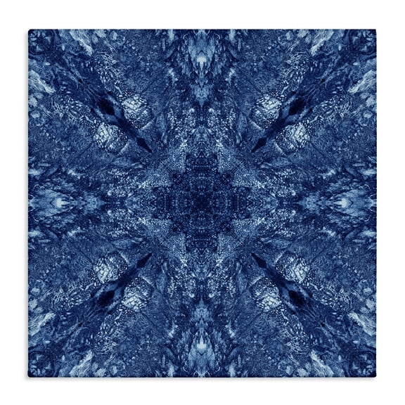 Stupell Industries Centric Symmetry Pattern Abstract Painting Wrapped Canvas Art Print Wall Art, 17 x 17