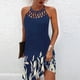 thumbnail image 1 of WILLBEST Maxi Vestidos de Mujer Vestido de Playa Bohemio con Cuello Redondo y sin Mangas Chica, 1 of 2