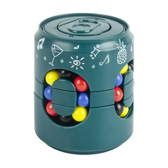 Cubo Dedo Cubo Rompecabezas Juguete | Divertido Aliviador de Estrés Lata Giratoria para Adultos Juguete Rompecabezas Juguetes Educativos para Niños