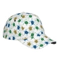 thumbnail image 3 of Naloa Original Classic Low Profile Hat Men Women Baseball Cap Dad Hat Adjustable Unconstructed Cute Turtle Print Cap, 3 of 9