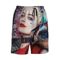 thumbnail image 4 of Harley Quinn Mens Swim Trunks Quick Dry Board Shorts With Mesh Lining, Beach Shorts Swimwear Bathing Suits, 4 of 7