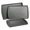 thumbnail image 4 of Blue Diamond 10-Inch Ceramic Nonstick Frypan with Mainstays 3-Piece Nonstick Cookie Sheet Bakeware Bundle, 4 of 4