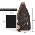 thumbnail image 2 of Sling Backpack Sling Bag for Women, Chest Bag Daypack Crossbody Sling Backpack (A-Black), 2 of 4