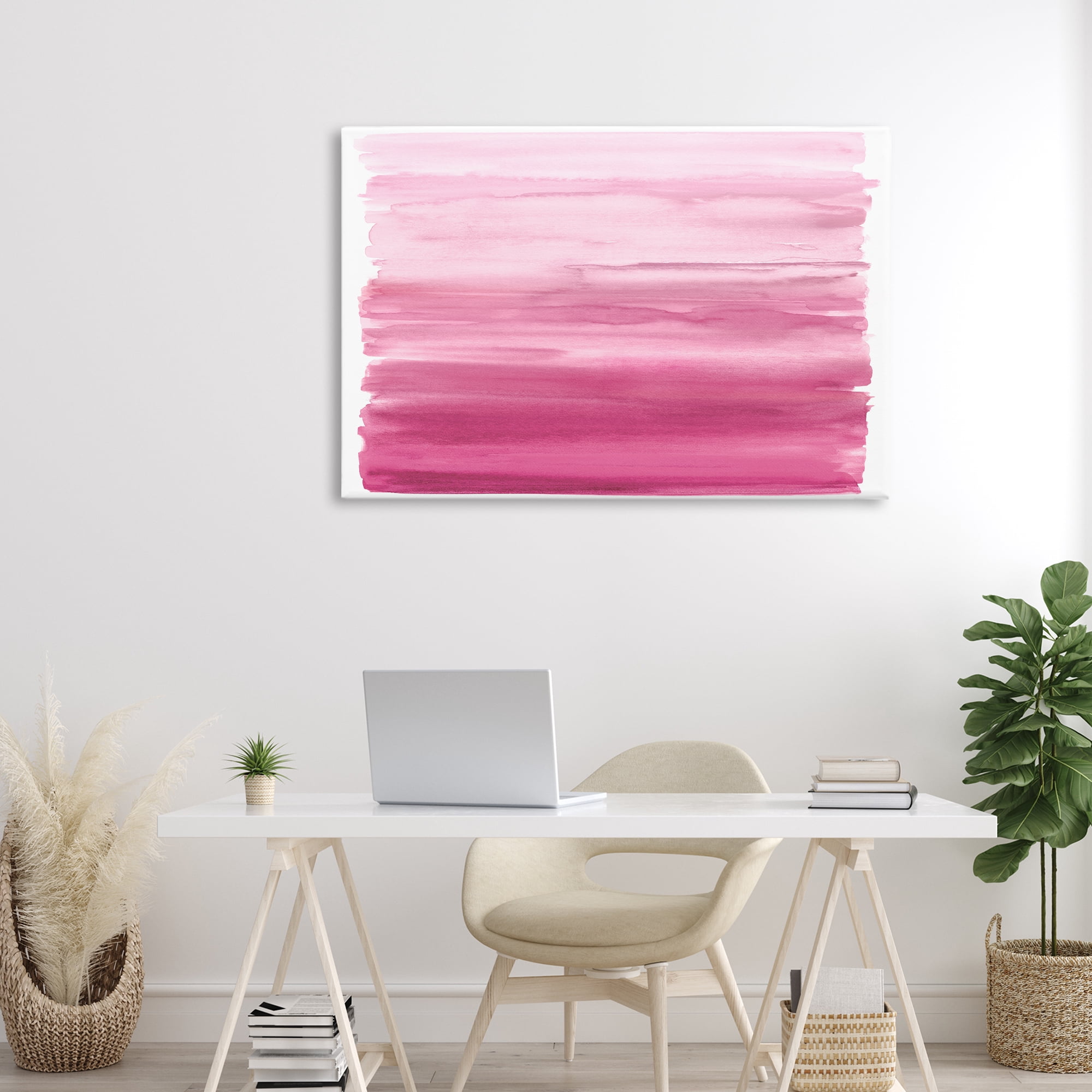 Stupell Industries Ombre Pink Blush Canvas Wall Art, design by Allie Corbin