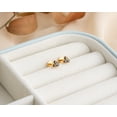 thumbnail image 5 of Titanium Triangle Stud Push Pin Labret Threadless Flat Back Earring Tragus Stud Flat Back Stud Helix Stud Cartilage Nose Stud, 5 of 8