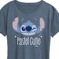 thumbnail image 3 of Disney - Lilo & Stitch - Stitch's A Pastel Cutie - Women's Short Sleeve Graphic T-Shirt, 3 of 5