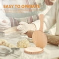 thumbnail image 3 of Prensa de tortillas, piel de Dumpling de madera, cocina, prensa de tortillas de madera, prensador de masa, 3 of 8