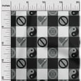 thumbnail image 2 of oneOone Cotton Flex Black Fabric Sewing Material Print Fabric By The Yard 40 Inch Wide, 2 of 6