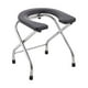 thumbnail image 3 of Asiento de inodoro plegable Asiento de inodoro en cuclillas Fácil de lavar Cómodo Inodoro resistente Altura 40cm, 3 of 9
