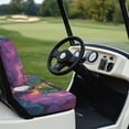 thumbnail image 6 of Pzuqiu Golf & Grit Tie Dye 2 Piece Golf Cart Seat Covers - Breathable Washable Protector for 2 Passenger Carts - Golf Lovers Gift, 6 of 10