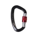 thumbnail image 1 of 25kn Oval Locking Carabiner Constructed For Rock Climbing Mountaineering Standard, 1 of 5
