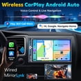 thumbnail image 2 of Estéreo de coche PLZ 7 inalámbrico de doble DIN con Carplay Android Auto, 2 of 7