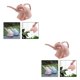 thumbnail image 1 of Matsuzay 2L Elephant Watering Can Indoor Watering Flower Can Plants 2piezas Rosa, 1 of 1