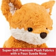 thumbnail image 4 of Cow, Stuffed Animal For Ages 1 And Up, Spring Decor Plush Toy, Cream/blue, 10, 4 of 5