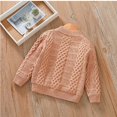 thumbnail image 4 of KYAIGUO Baby Kids Pullover Sweater Coat Boys Girls Fall & Winte 3-8Y Round Neck Sweater Long Sleeve Solid Color Thickened Sweater Infant Pullover Soft Sweater Toddler Outerwear, 4 of 8