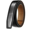 thumbnail image 4 of High Quality 1.18-1.22in Width No Holes Cowhide Leather Belt Without Automatic Buckle Luxury Brand Mens Ratchet Belts Black Brown men gifts, 4 of 6