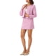 thumbnail image 4 of Conjunto de Blazer de Tweed INSPIRE CHIC para Mujeres, Elegante, 2 Piezas, Blazer y Falda, Color Rosa, 4 of 6