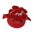 thumbnail image 4 of Caja de regalo con forma de rosa de jabón y bolsa de regalo. Caja de jabón con forma de flor novedosa. Rojo, 4 of 9