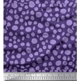 thumbnail image 1 of Soimoi Purple Cotton Duck Fabric Tumble Stone Abstract Print Fabric by the Yard 56 Inch Wide, 1 of 3