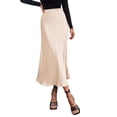 thumbnail image 1 of Falda PRETTYGARDEN Otoño 2025 Beige Talle XL de Cintura Alta, 1 of 7