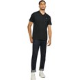 thumbnail image 2 of Psycho Bunny Classic V-Neck Black Men's Tee Shirt B6U100ARPC-BLK, 2 of 9