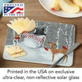 thumbnail image 4 of CounterArt Snow Day 3mm Tempered Glass Cutting Board 10" by 8", 4 of 8