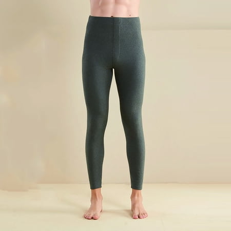 Ceisia Men s Thermal Leggings Ultra Soft Stretchy Warm Base Layer Underwear for Winter Dark Gray XL Gifts for Father