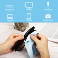 thumbnail image 5 of Unique Bargains Microfiber Cleaning Cloth 6' x 6' Soft for Camera Lens in Individual Vinyl Pouch, Grey 20 Pack, 5 of 6
