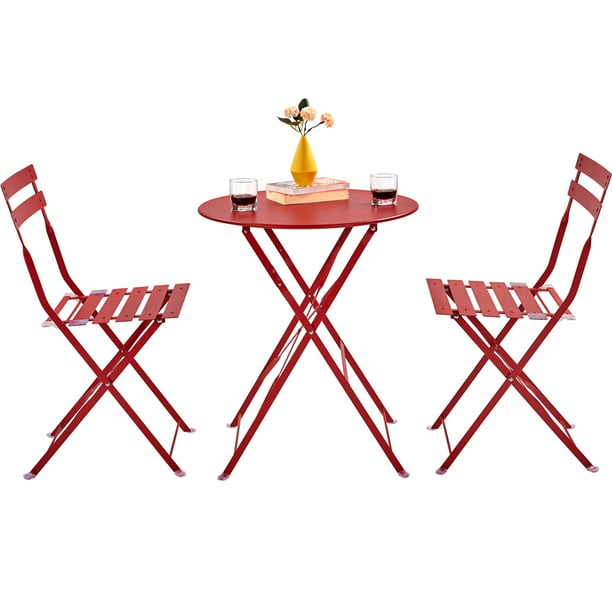 Yaheetech 3 Pieces Folding Patio Bistro, What Is The Most Weather Resistant Outdoor Furniture
