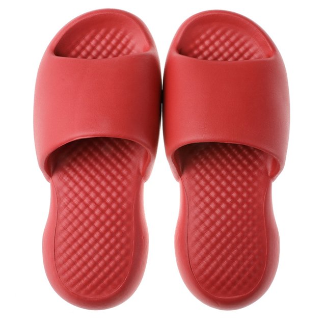 Ultra-Soft Slippers Macaron Color Non-slip EVA Flip Flop for Summer Bathroom Home Office Solid Color 35-45