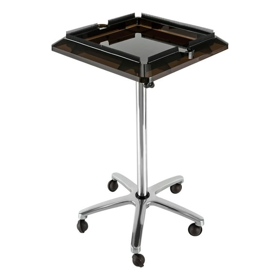 Removable Hair Extension Tool Tray Salon Hair Extension Tool Tray Rolling Cart, Hairdressing Storage Cart Trolley Black