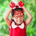 thumbnail image 2 of PVCS 2022 Christmas Glasses Frame Cartoon Stereo Glasses Party Props - Red 2022, 2 of 5