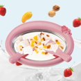 thumbnail image 4 of DOLITY DIY Ice Cream Maker with 2 Spatulas Fried Yogurt Machine Rectangle Pink, 4 of 8