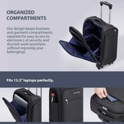 Verage Underseat Carry on Luggage with Spinner Wheels Suitcase Softside Lightweight Travel Bag