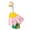 Pink Daisy, variant on Gaggleville Gardener Baby Goose Outfit, Fits Baby 17" H Statue, by Fox Valley Traders