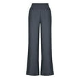 thumbnail image 5 of Women'S Pants Women'S Pants Casual Grey Baggy Pants Lightweight Summer Pants Women Wide Leg Pants for Womens Capris for Summer, 5 of 6